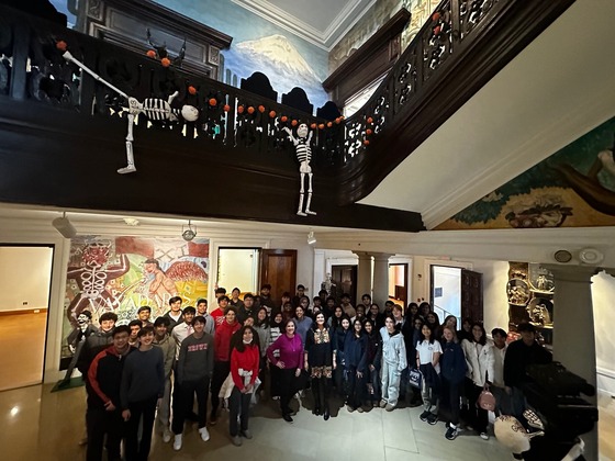 TJ Spanish students on Field Trip at Mexican Cultural Institute