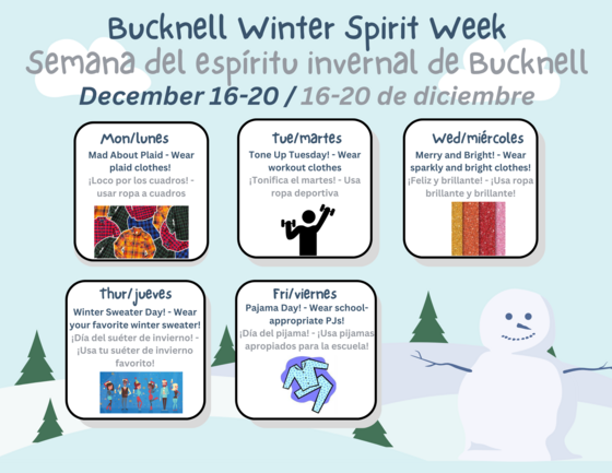 winter spirit week 2024