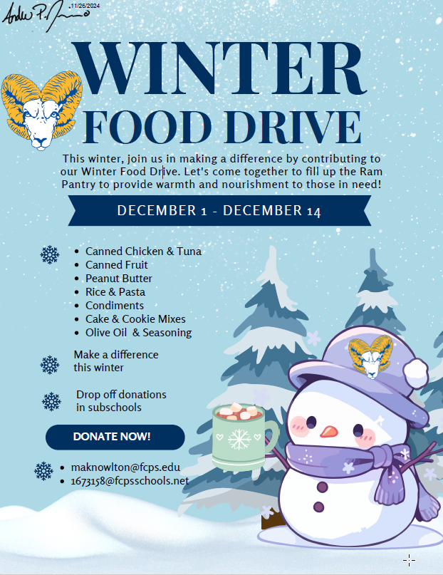 Winter Food Drive