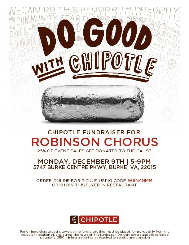 Chorus Fundraiser