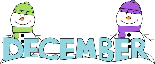 December Header Clipart