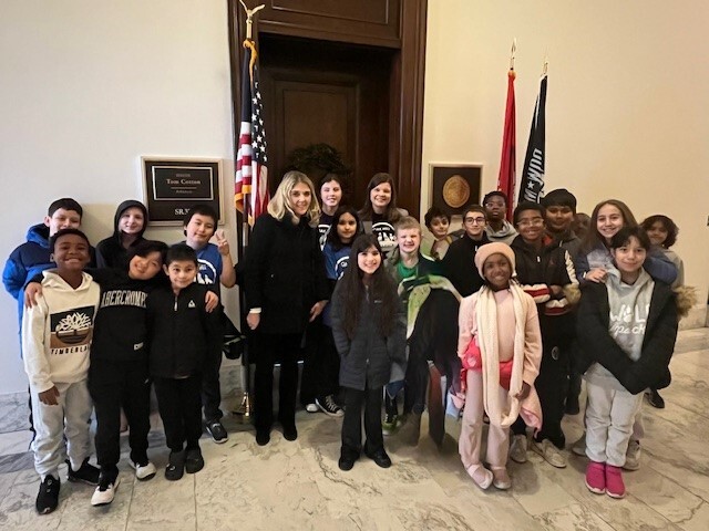 Oak Hill students at the US Capitol