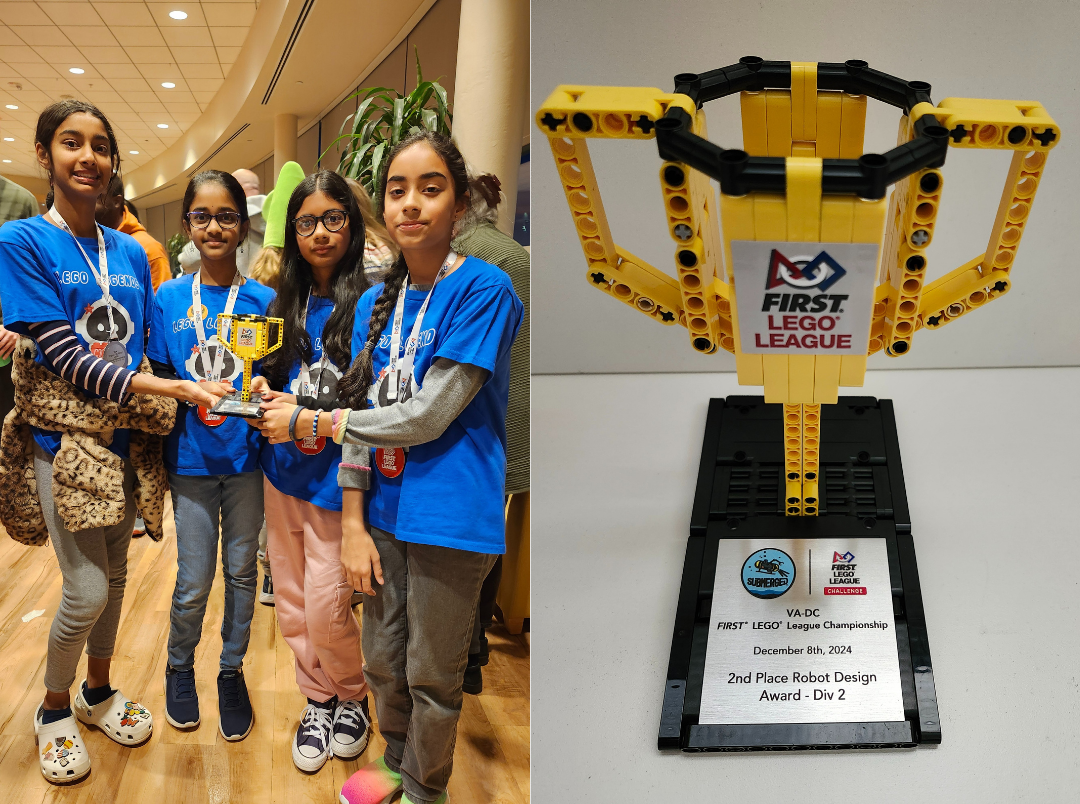 Picture of Winning First Lego League team