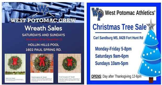 West Potomac HS Athletics Trees and Wreaths