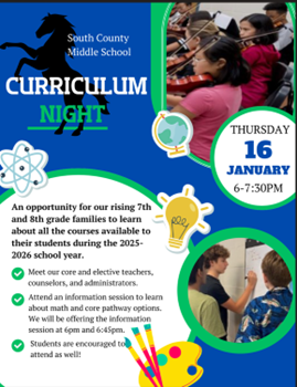 South County MS Curriculum Night