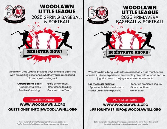 Baseball Little League Registration Flyer