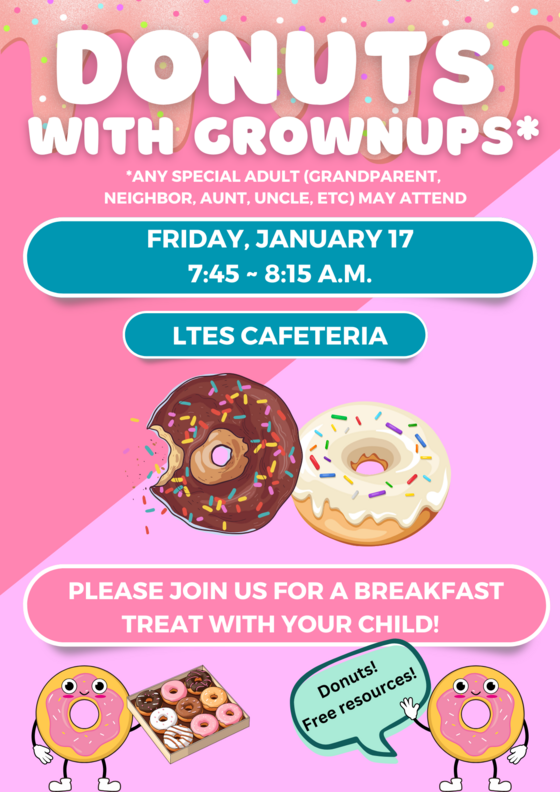 donuts with grownups English