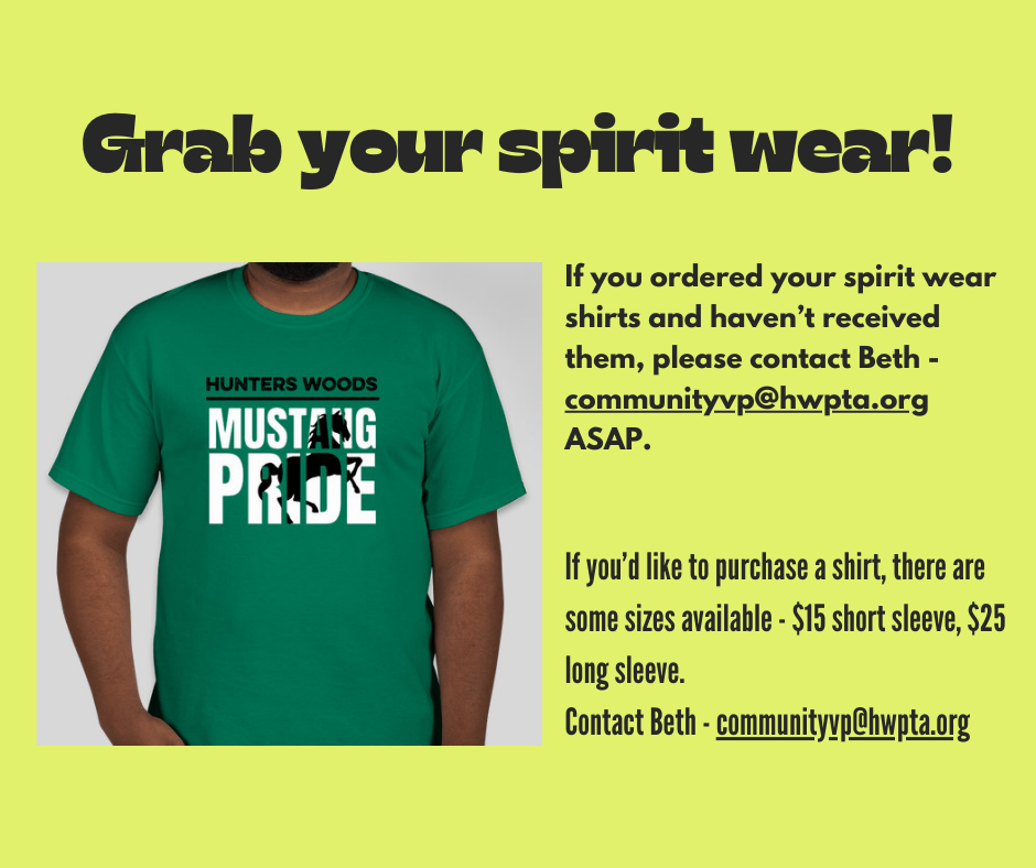 Spiritwear reminder