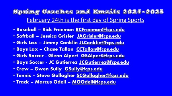 spring coaches