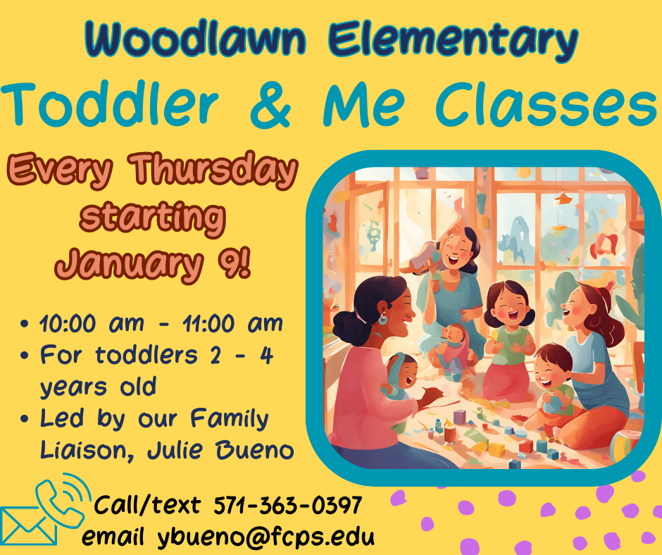 Toddler and Me Class Flyer (English)