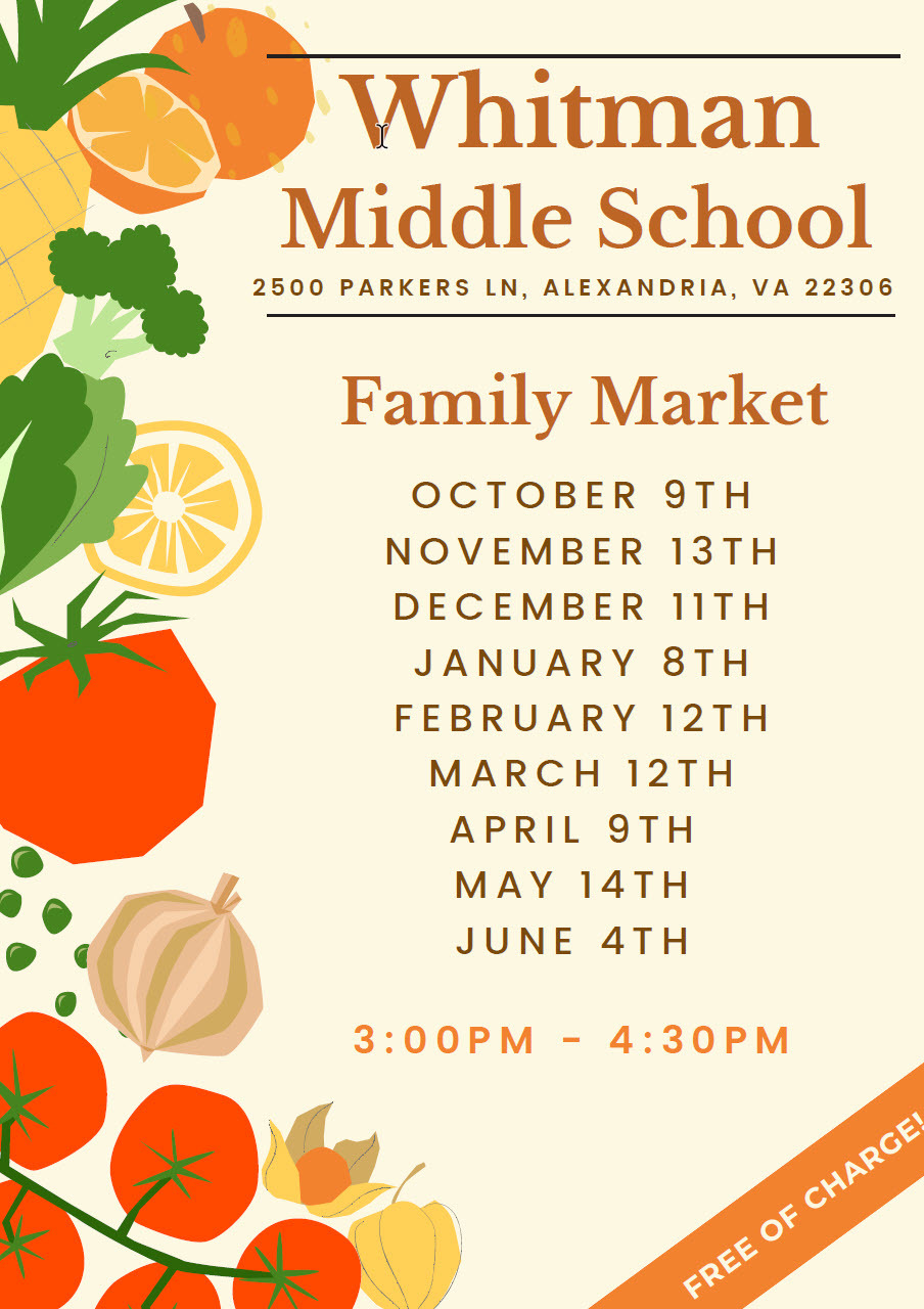 Whitman Middle School Market Flier English