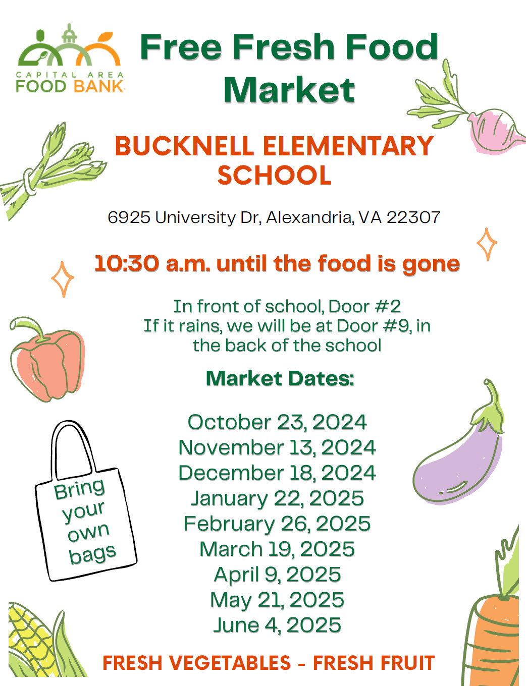 Bucknell Food Market English Flier