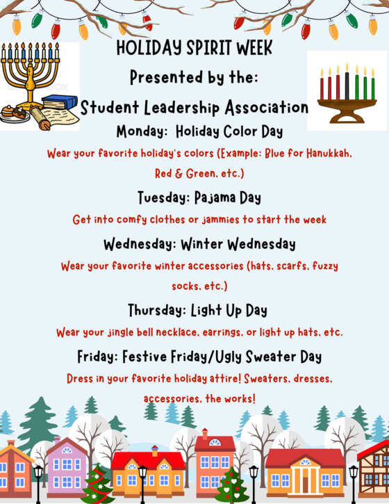 Holiday Spirit Week