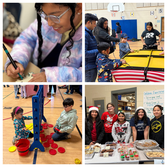 Photo Collage from the PTA Winter Carnival