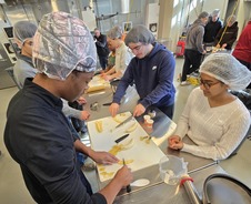 Photo of Global STEM Students Engaging in Food Science