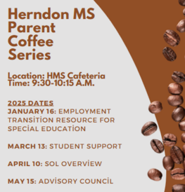 Upcoming Parent Coffees