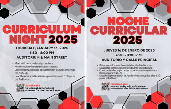 HHS Curriculum Night