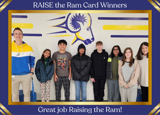 RAISE the Ram card winners for 1_17