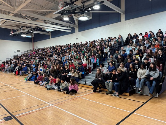 Rising 7th Grade students visiting Rocky Run