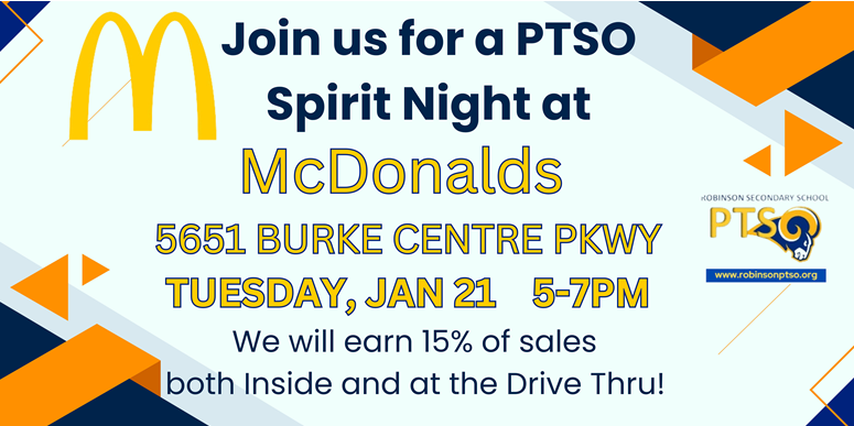 PTSO Spirit Night