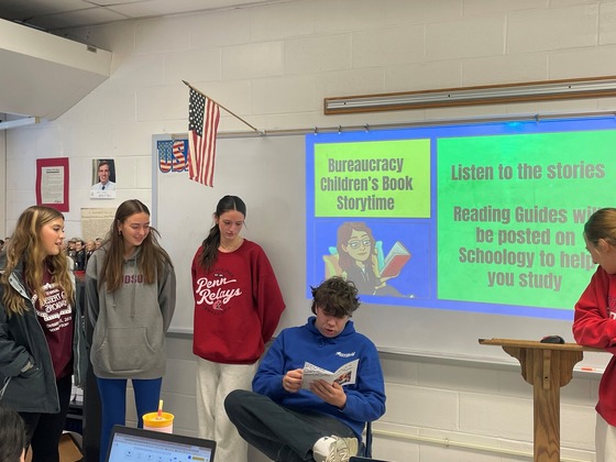 AP government students created children’s books about bureaucracy using Ai generators