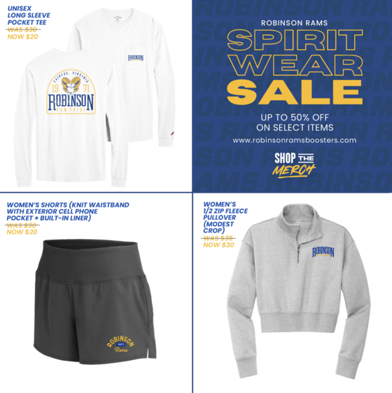 Rams Spirit wear flyer