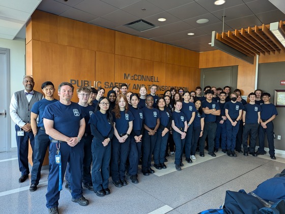 EMT students at PSTOC