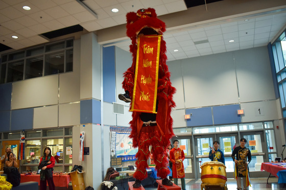 A Lunar New Year performance celebrating the Year of the Snake
