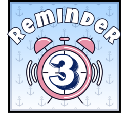 "Reminder 3 Hour Early Release" and an image of a clock