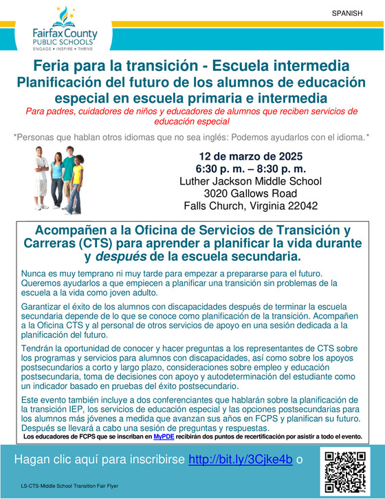 Middle School Transition Spanish