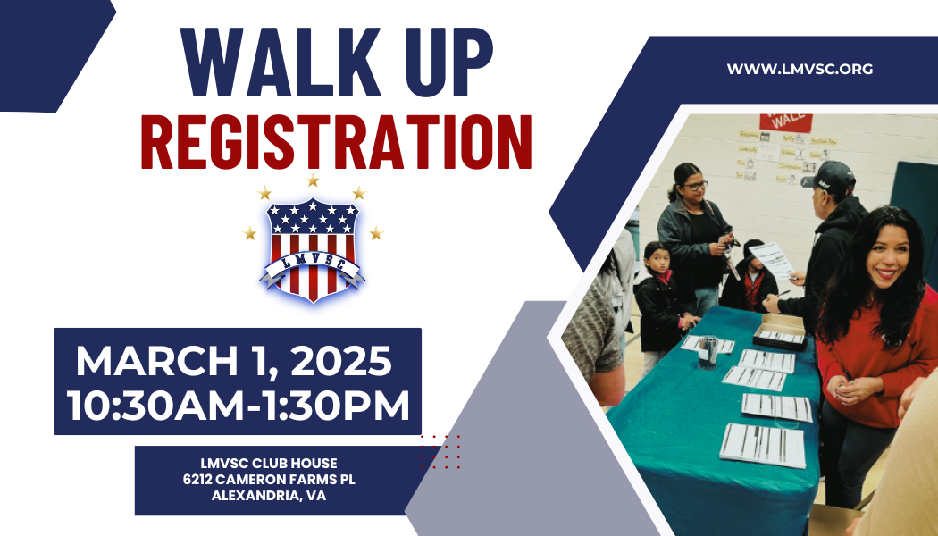 LMVSC Walk Up Registration