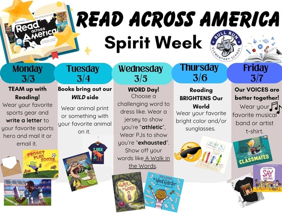 Read Across America Spirit Week