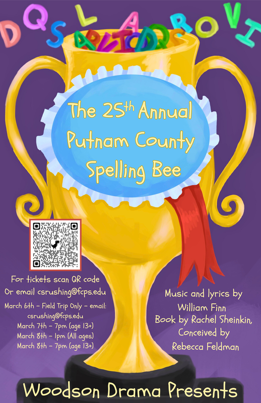 25th Annual Putnum County Spelling Bee performance poster