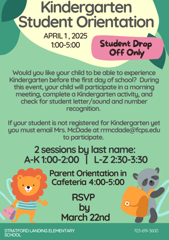 Kindergarten Orientation