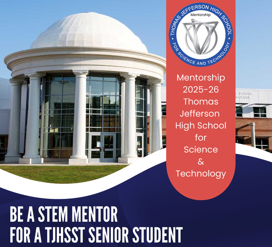 Picture of front page of TJHSST Mentorship Outreach brochure