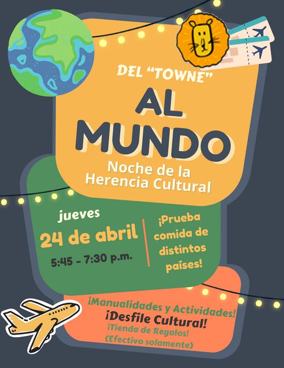 Cultural Heritage Night Flyer Spanish