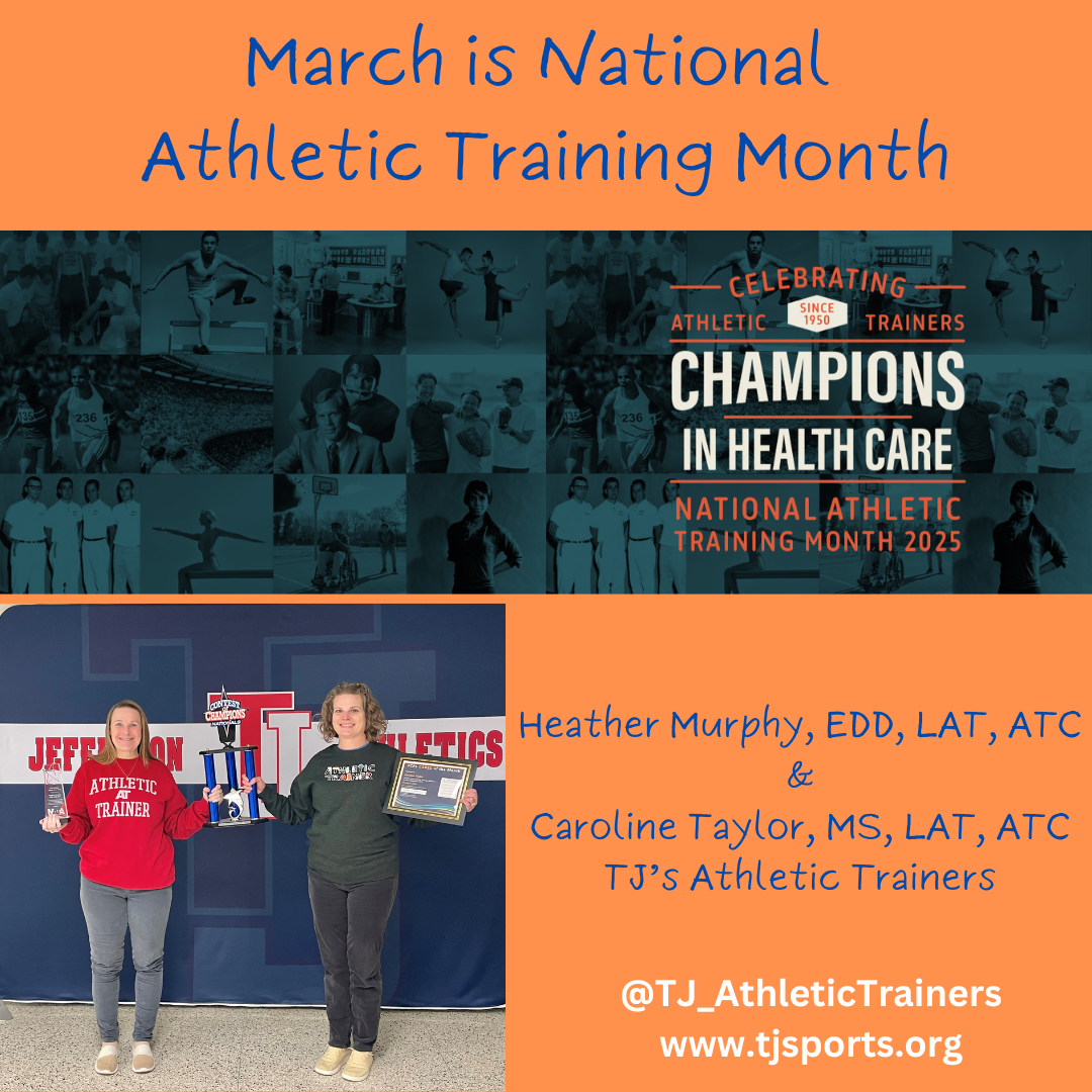 Poster for Athletic Training Month