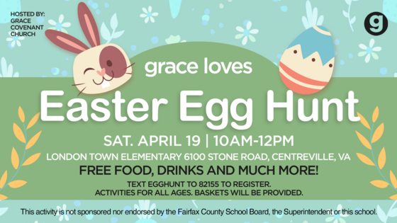 egg hunt flyer - english