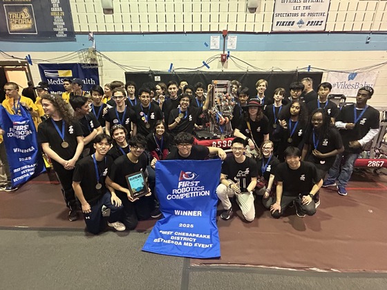 CAVBOTICS team poses for a group picture