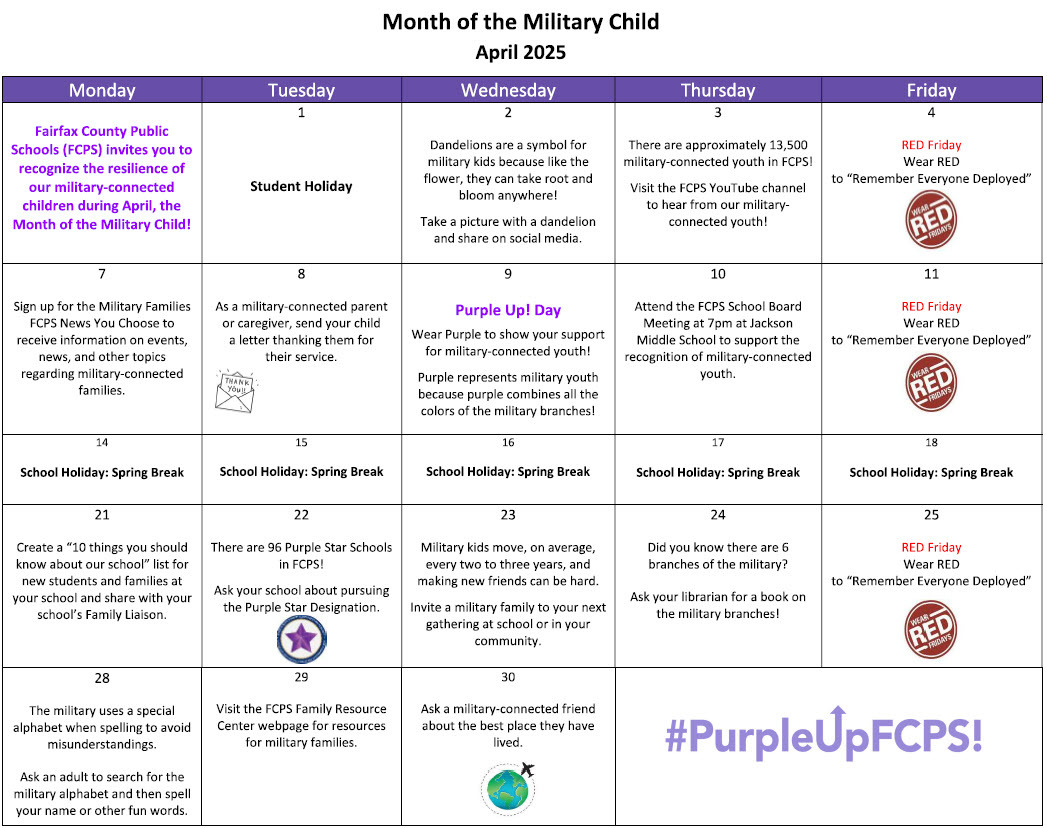 Month of the Military Child