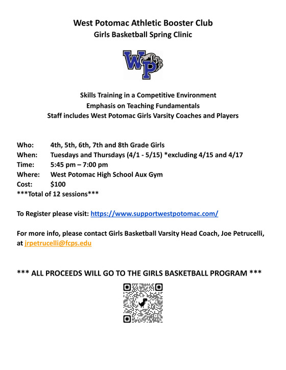 Girls Basketball Spring Clinic