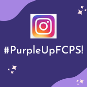 #PurpleUpFCPS! hashtag for Instagram on April 9