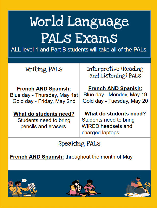 New PALS exam info