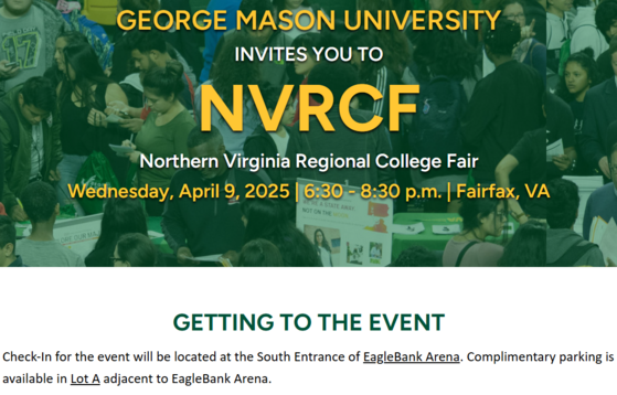 Northern Virginia Regional College Fair