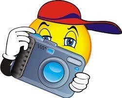 emoji taking picture