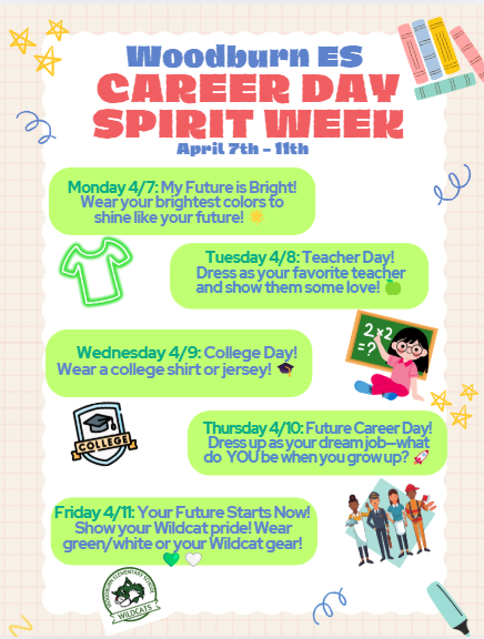 Spirit Week Flier 