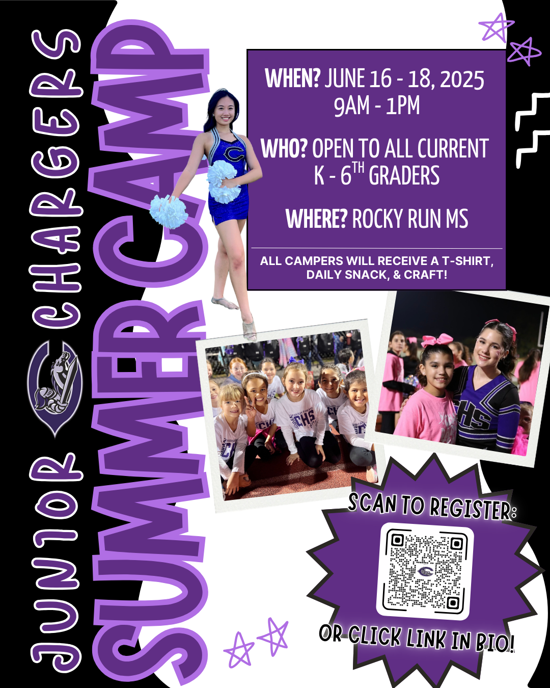 Jr. Chargers Summer Dance Camp