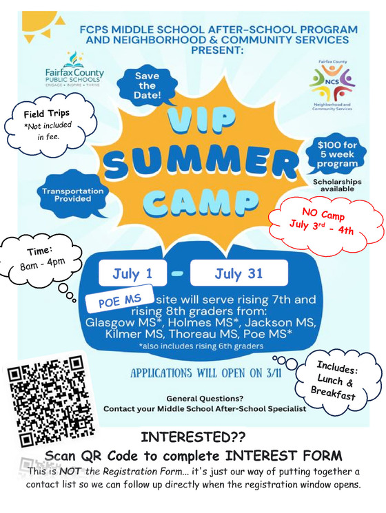 Summer Camp Opportunities