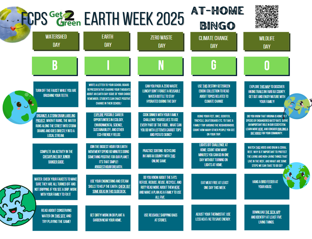 Earth Day Bingo