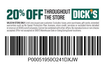 2025 Dick's Coupon